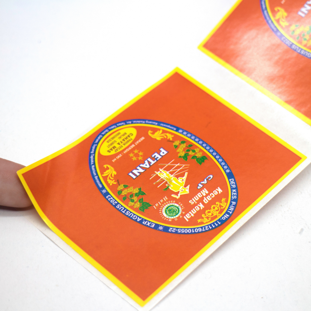 Label Sticker Produk Kecap
